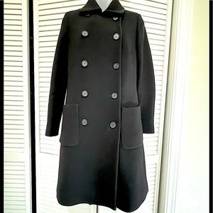 Double cloth tailored wool coat double breasted 5 buttons w/Thinsulate lining
